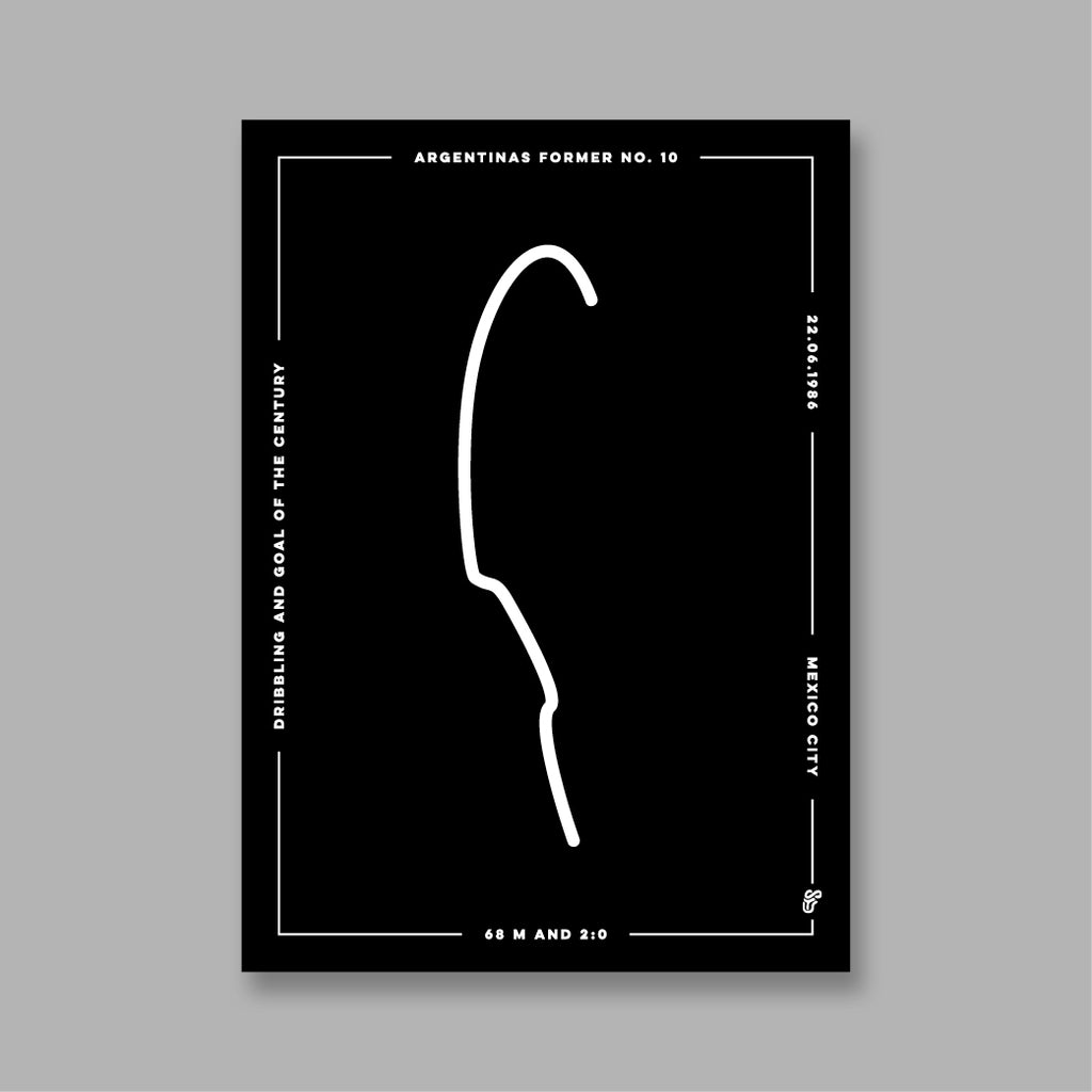 Argentinas Former No. 10 Poster