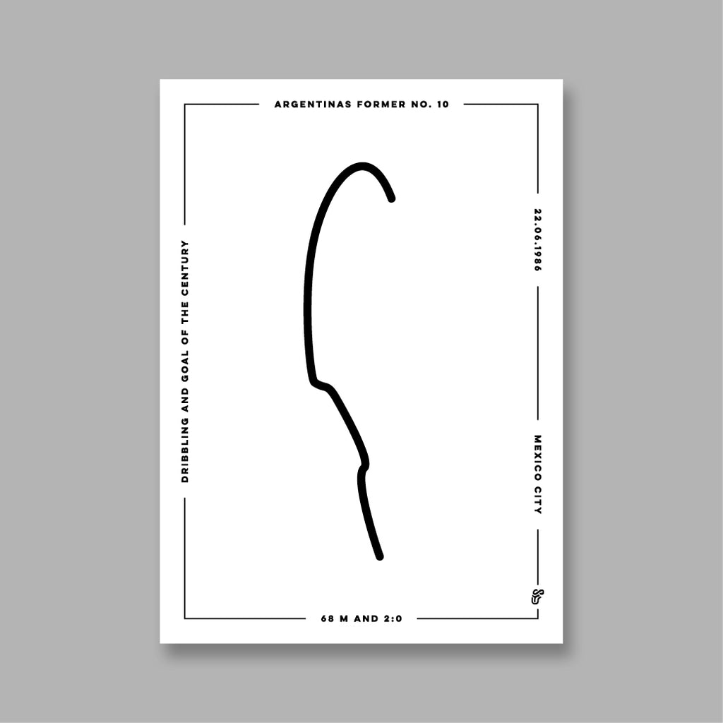 Argentinas Former No. 10 Poster